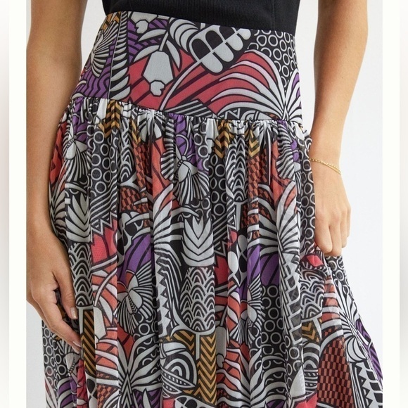 Farm Rio X Anthropologie Tropical Maxi Skirt - Picture 5 of 6